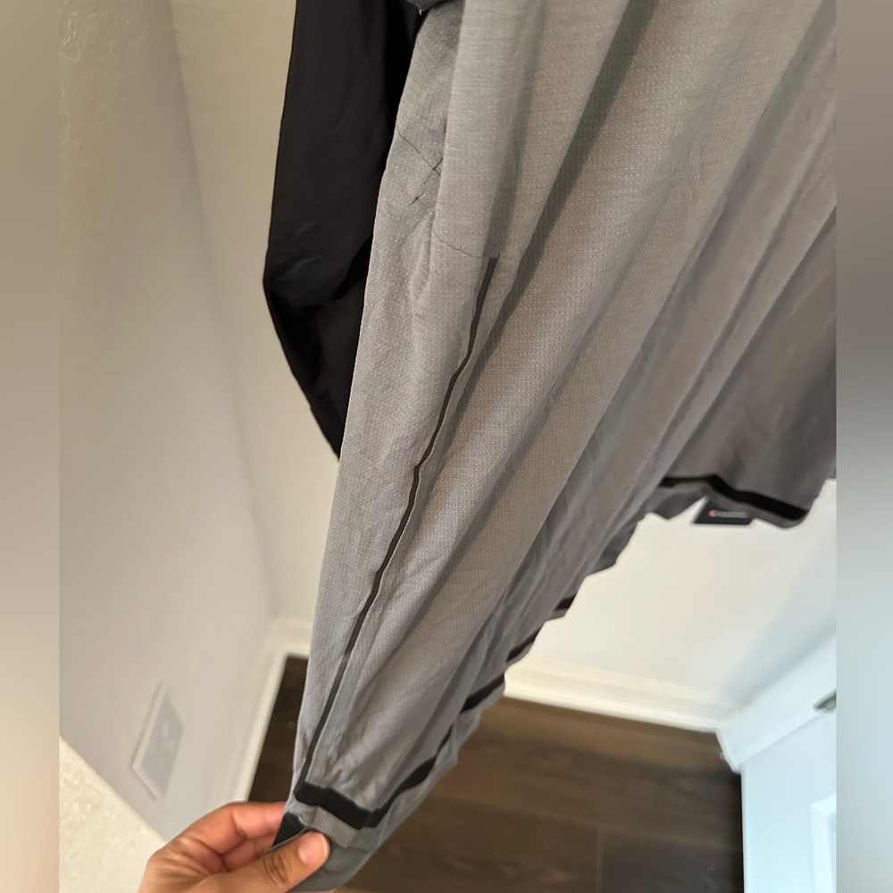 Lululemon Fast and Free Long Sleeves Bold Lines Asphalt Gray Size XXL - Picture 6 of 8